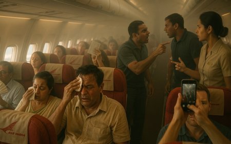AC Malfunction on Delhi to Bhubaneswar Air India Flight Triggers Passenger Discomfort; Shocking Footage Goes Viral
