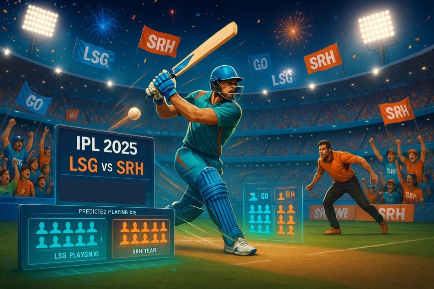 IPL 2025 Today’s Match, LSG vs SRH Live Updates: Lucknow Look to Stay in Playoff Race at Ekana Stadium with Predicted Playing XI