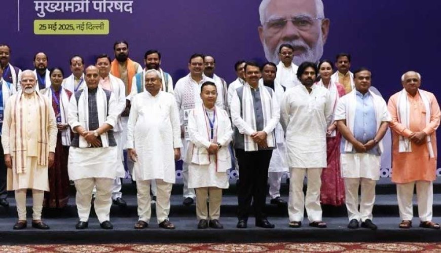 CM Mohan Majhi Showcases Odisha’s Growth Agenda at NDA CMs' Conclave