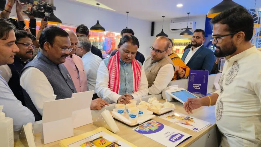 CM Mohan Majhi Inaugurates Omfed and Koraput Coffee Cafés at Odisha Niwas in Delhi